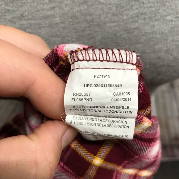 Dickies Flannel Plaid Button Down Long Sleeve L - Picture 5 of 8